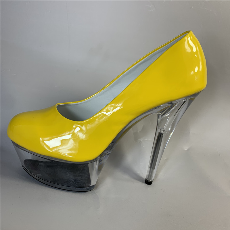 Women Shoes Kinds - Kulüp ziyafeti 15cm büyük yıldız yüksek
