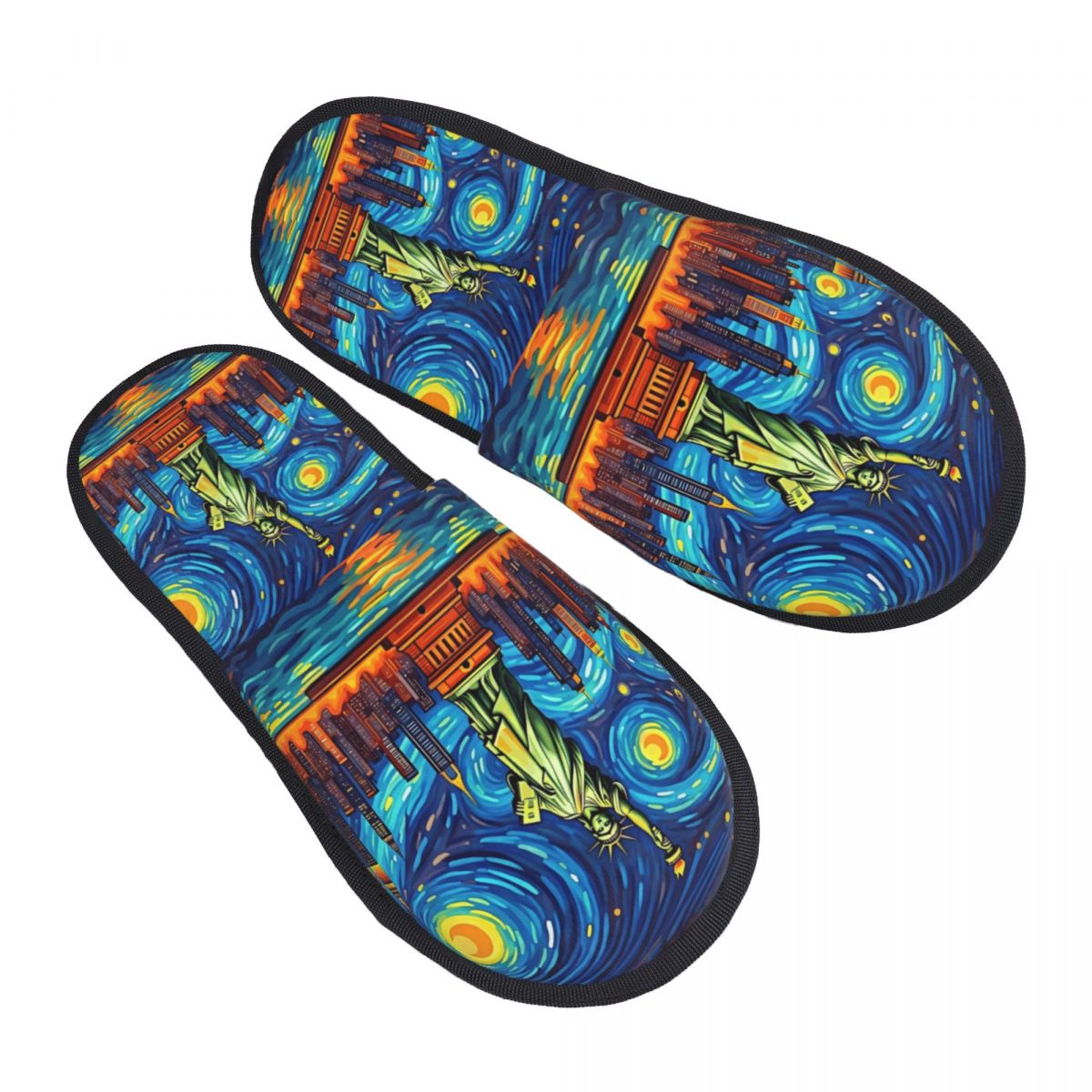 Women'S Shoes Liberty - Özel Özgürlük Heykeli Vincent Van Gogh