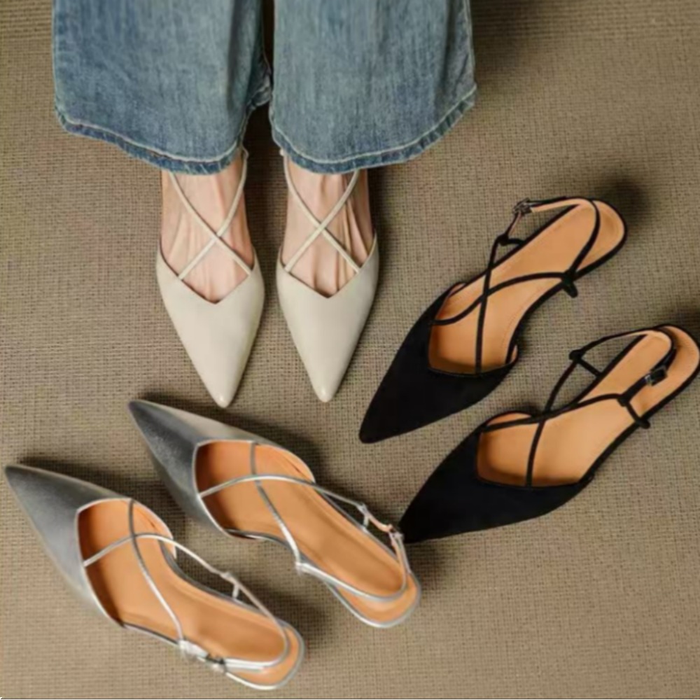 Women Shoes Formal - 2026 Yeni Stil Sivri Burun Alçak