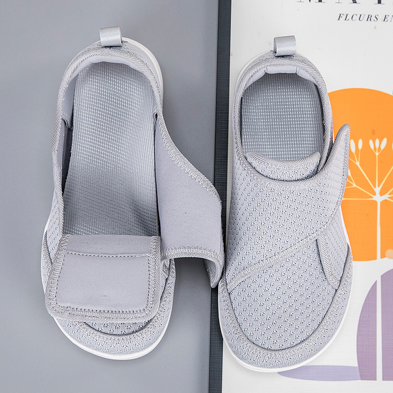 Women'S Shoes For Bunions - Yaşlılar İçin Açık Ayakkabılar Ayarlanabilir Diyabetik