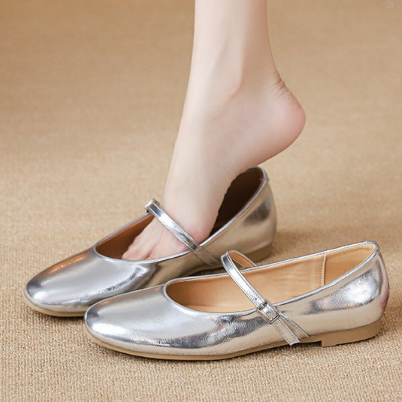 Gümüş Bale Babetleri Kadın Zar - Shoes For Women Flats incelemesi ve fiyatı