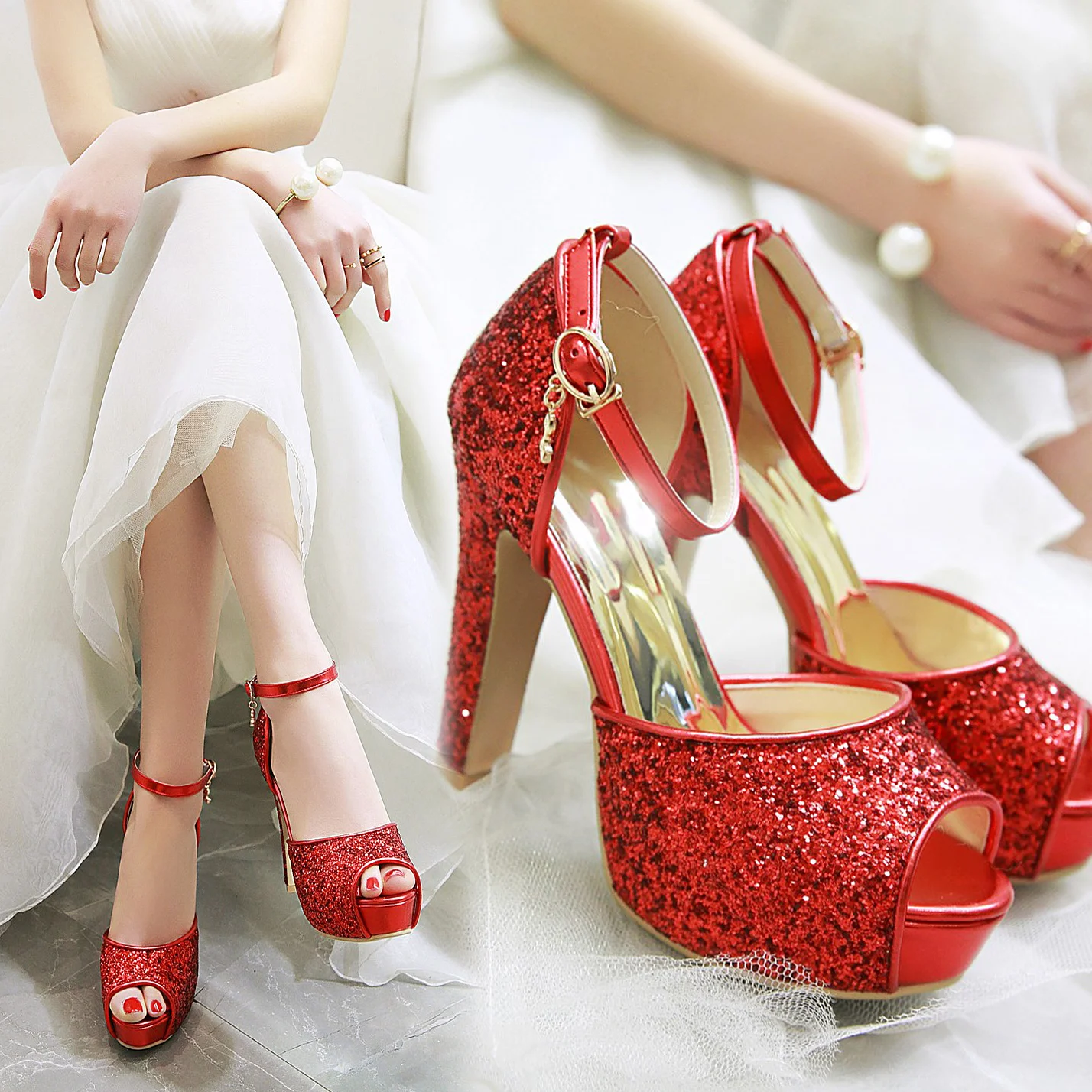 Gümüş Yaz Kadın Yüksek Topuk p - Women Shoes Formal incelemesi ve fiyatı