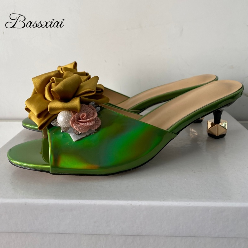 Kristal Dekor El Yapımı Çiçek  - Women'S Shoes Kitten Heels incelemesi ve fiyatı