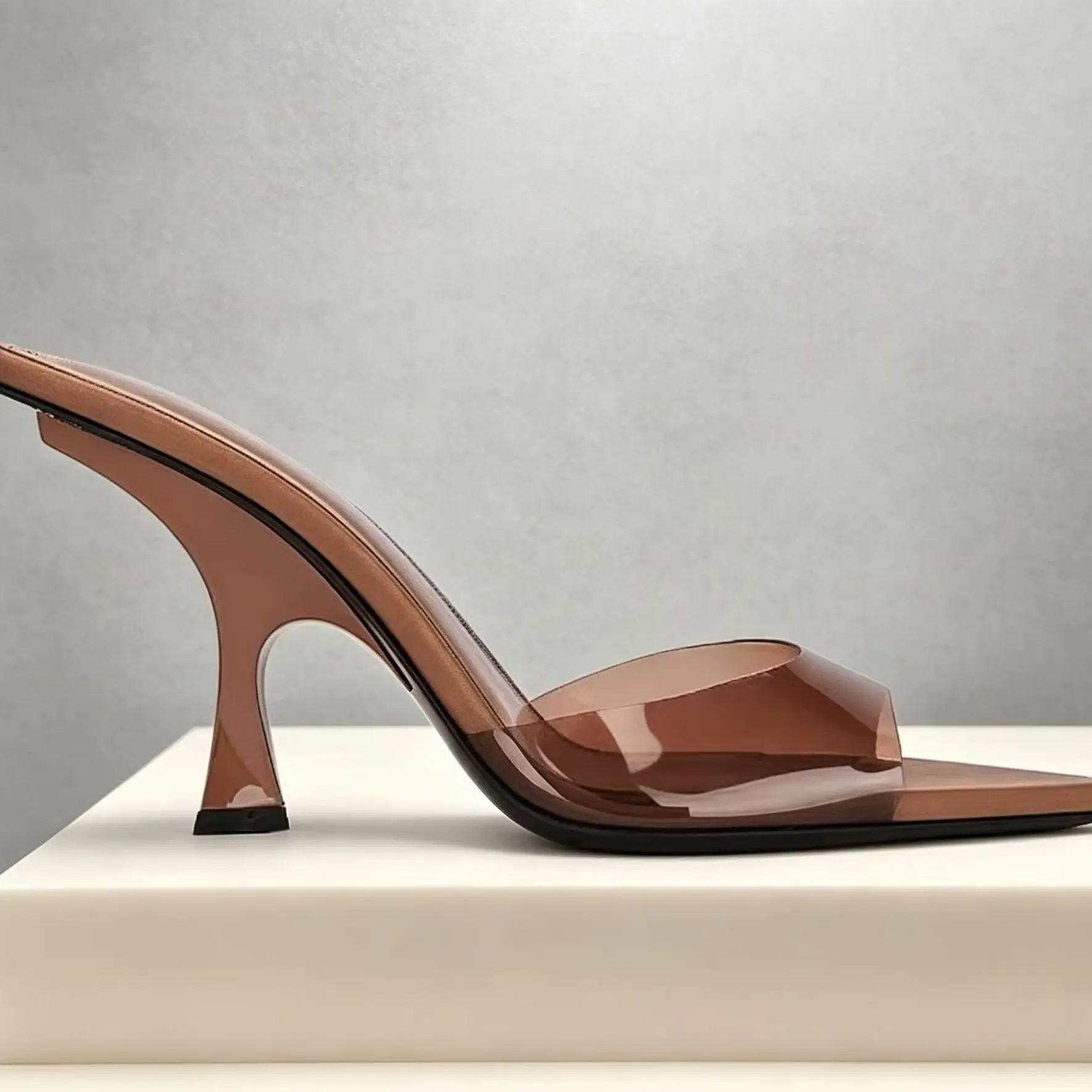 Şeffaf PVC Vamp Kadınlar İçin  - Women'S Shoes Kitten Heels incelemesi ve fiyatı