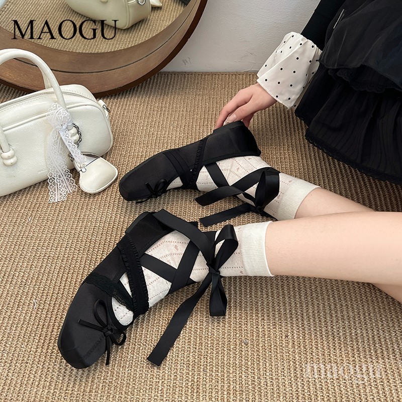 Kadın Bağcıklı Bale Babetleri  - Shoes For Women Flats incelemesi ve fiyatı
