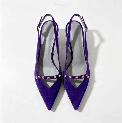Kraliyet Mavisi Süet Perçinli  - Women Shoes Size 4 In Cm incelemesi ve fiyatı