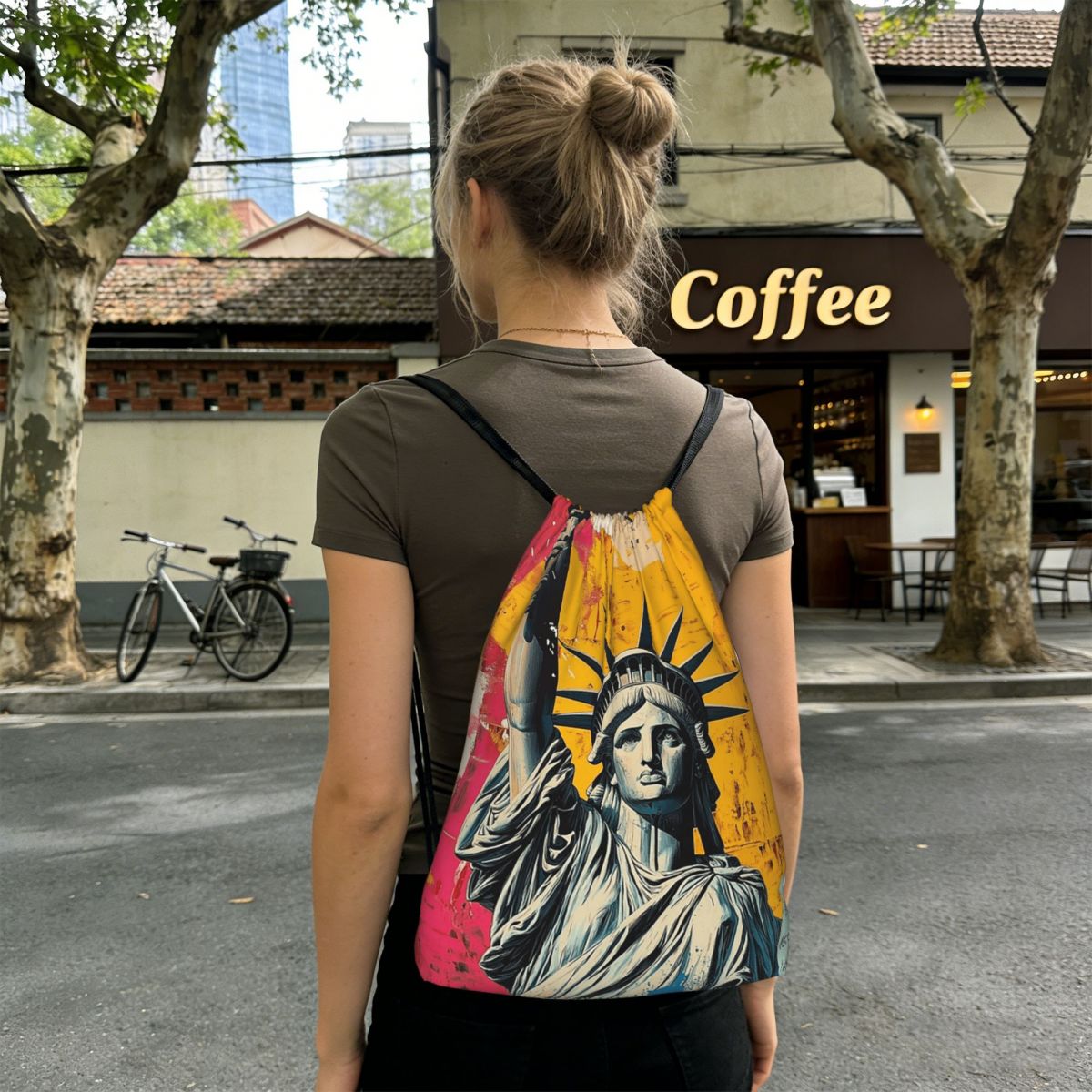 Özgürlük Heykeli Graffiti Bask - Women'S Shoes Liberty incelemesi ve fiyatı