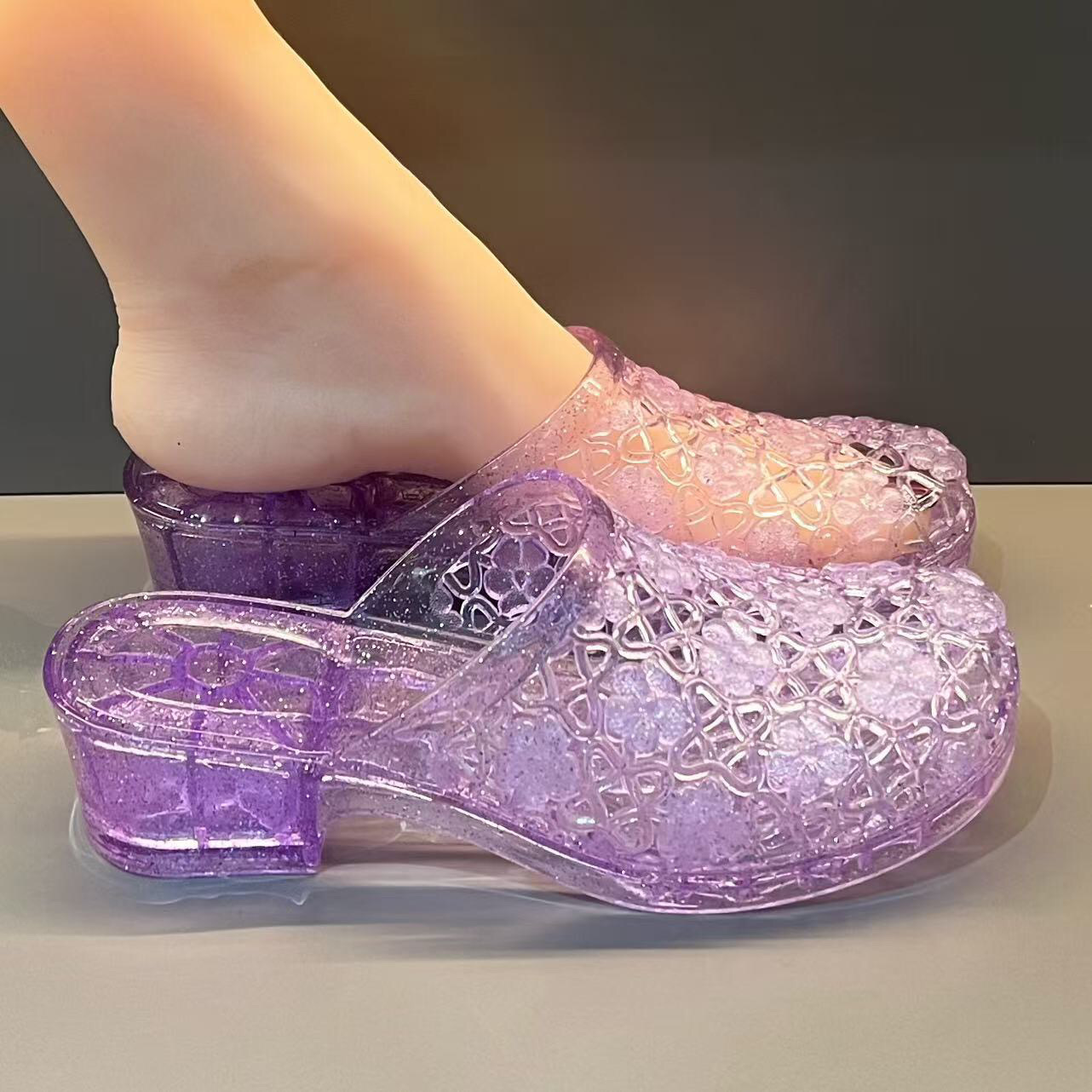 Yeni Işıltılı Kesikli Sandalet - Jelly Sandal Women incelemesi ve fiyatı