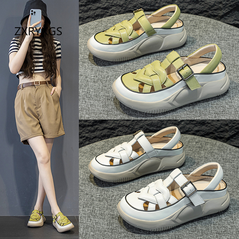 ZXRYXGS Yeni Yaz Premium Inek  - Women Shoes Size 4 In Cm incelemesi ve fiyatı