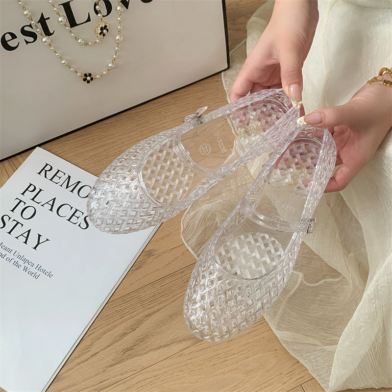 Şeffaf kristal kadın ayakkabıl - Jelly Sandal Women incelemesi ve fiyatı