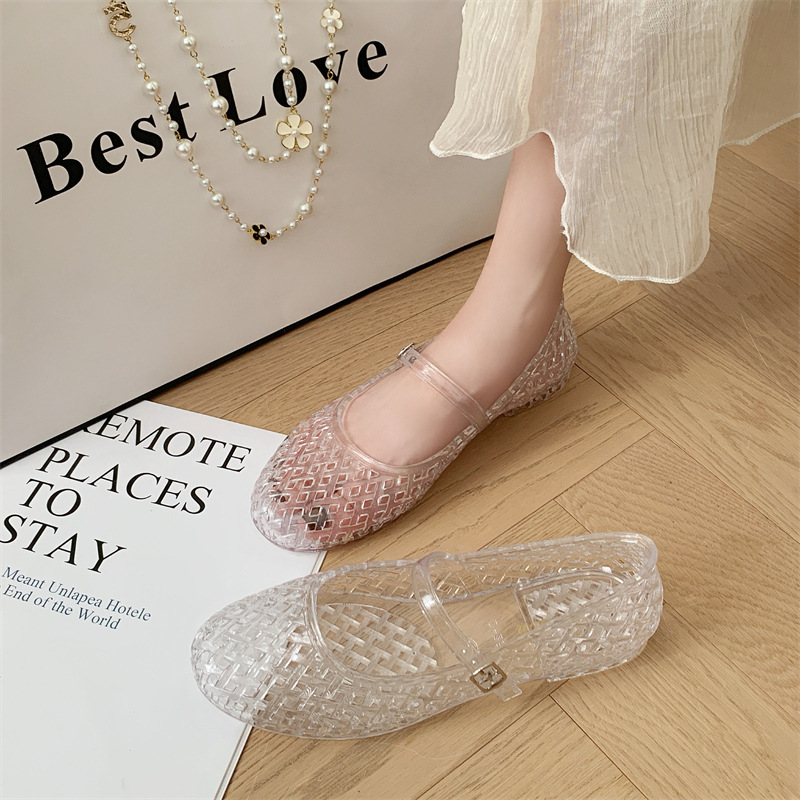Şeffaf kristal kadın ayakkabıl - Jelly Sandal Women incelemesi ve fiyatı